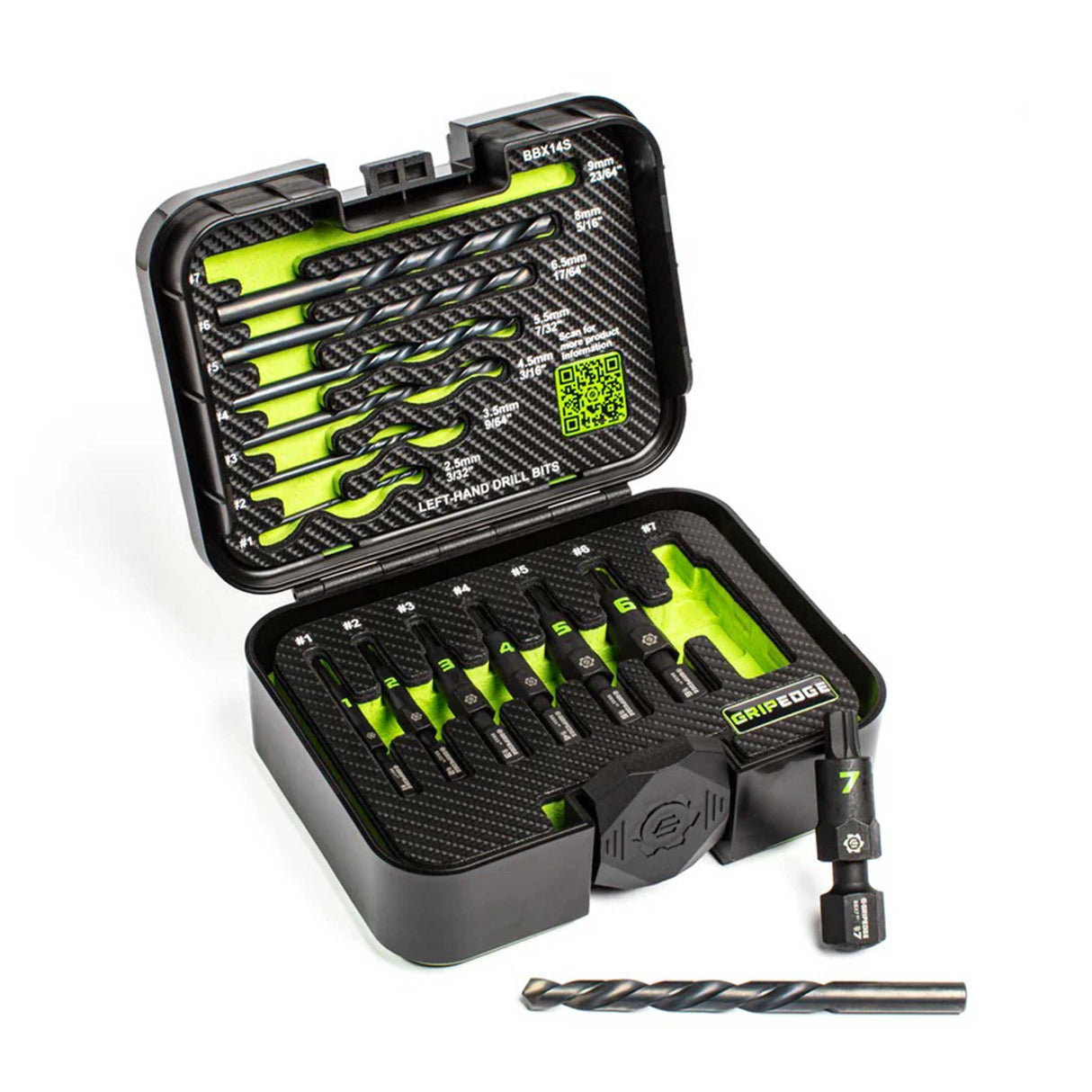 GripEdge BBX14S extractor set with extension bar and accessories