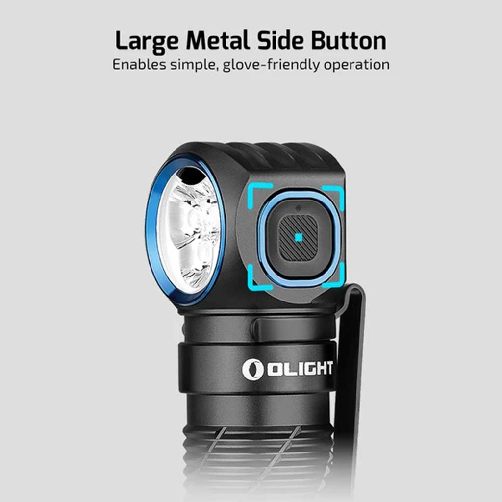Olight Perun 3 side switch with battery level indicator