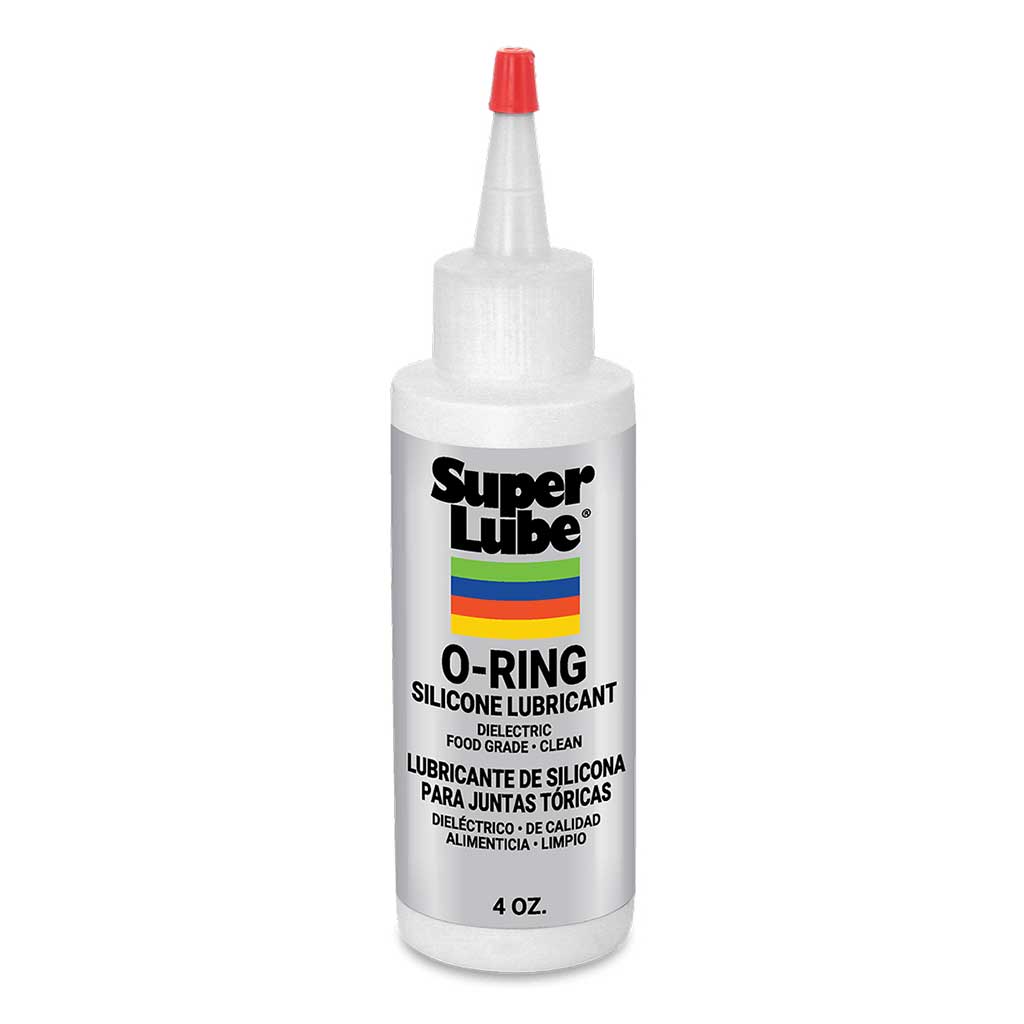 A 4 oz bottle of Super Lube O-Ring Silicone Lubricant