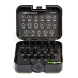 GripEdge MIHB17S 17-piece 3/8-inch drive metric and SAE impact hex driver set in storage case