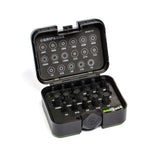 GripEdge MIHB17S impact hex driver set with open storage case