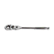 GripEdge DFRA6572 1/4" Drive Flex Head Low-Profile Dual Action Driver Ratchet