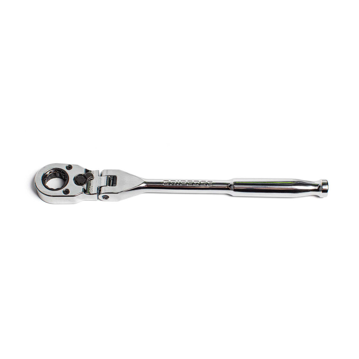 GripEdge DFRA6572 1/4" Drive Flex Head Low-Profile Dual Action Driver Ratchet