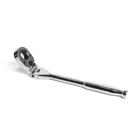 GripEdge DFRA6572 low-profile 1/4" drive ratchet side profile