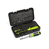 GripEdge MBS132 professional multi-bit driver set with ratcheting screwdriver and accessories