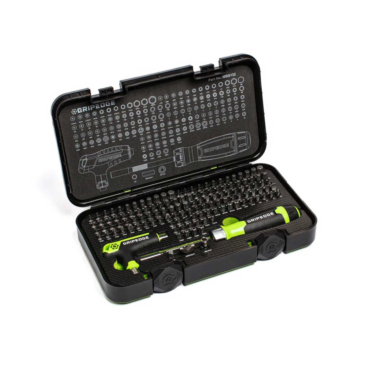 GripEdge MBS132 professional multi-bit driver set 