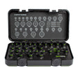 GripEdge MX32S 32-PC Master Socket Extractor Set with metric and SAE extractor sockets
