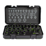 GripEdge MX32S 32-PC Master Socket Extractor Set with metric and SAE extractor sockets