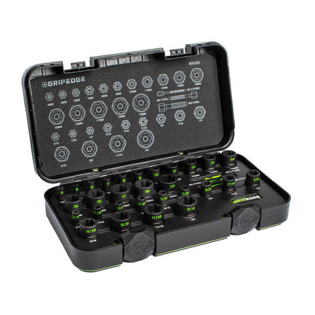 GripEdge MX32S socket extractor set layout and size guide