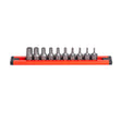 GriGripEdge DDHAS10S 10-piece SAE hex dual action driver bit setpEdge DDHAS10S aluminum storage rail