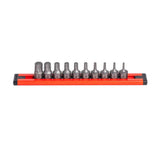 GriGripEdge DDHAS10S 10-piece SAE hex dual action driver bit setpEdge DDHAS10S aluminum storage rail