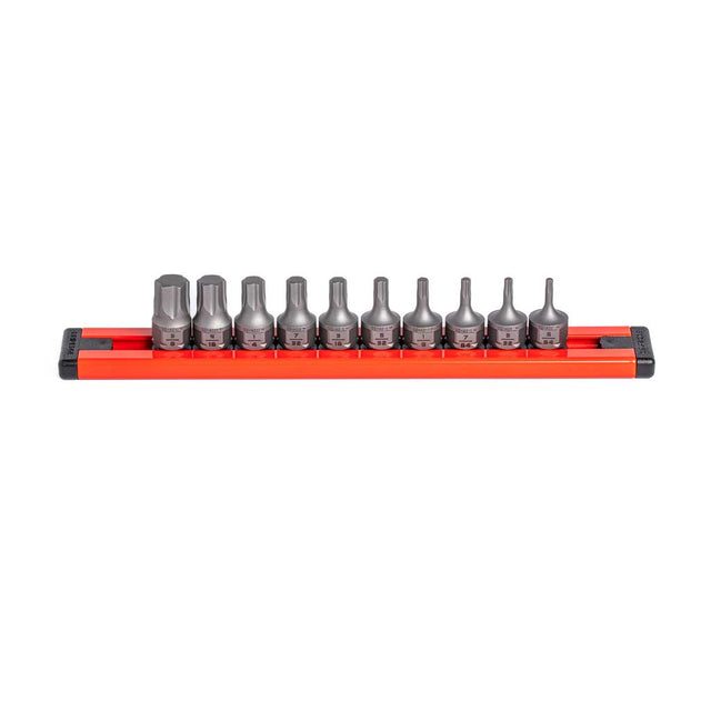 GriGripEdge DDHAS10S 10-piece SAE hex dual action driver bit setpEdge DDHAS10S aluminum storage rail