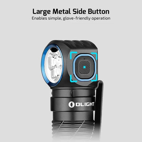 Olight Perun 3 side switch with battery level indicator