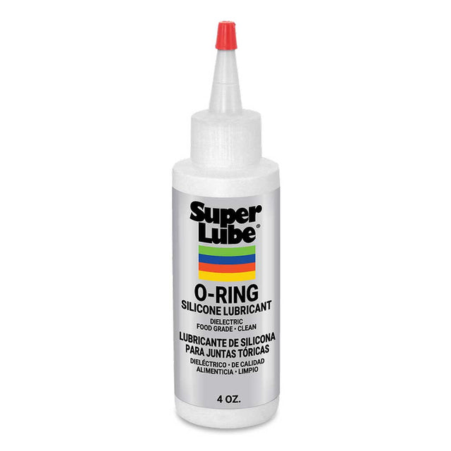 A 4 oz bottle of Super Lube O-Ring Silicone Lubricant
