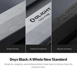 Olight ArkPro Onyx Black finish and precision-machined aluminum body
