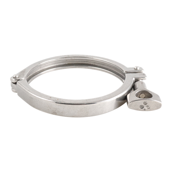 CLAMP HEAVY TWO PIECE 4" TC DN100 DIN 32676 SINGLE PIN 304